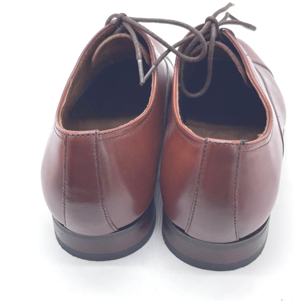 Florsheim Men's Size 12 Corbetta Cap Toe Cognac Leather Oxford shoes  11528-221